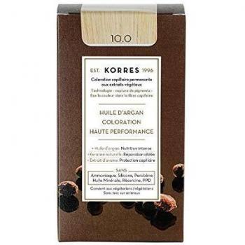 Korres Coloration Permanente aux Extraits Végétaux 10.0 Blond Platine