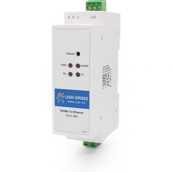 Ethernet Konverter USR-DR302 für RS485 mit Modbus RTU Unterstützung