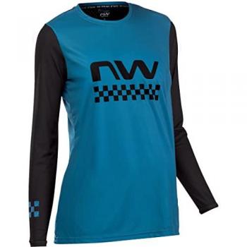 Veste de natation Northwave Edge Longues Manches Femmes Bleu Noir XS