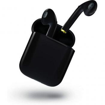 Mooov Auricular inalambrico bluetooth True Wireless negro y dorado con estuche de carga