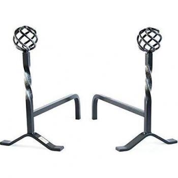 Coppia di Alari in Ferro Battuto LINEA FLORENCE CRUCCOLINI