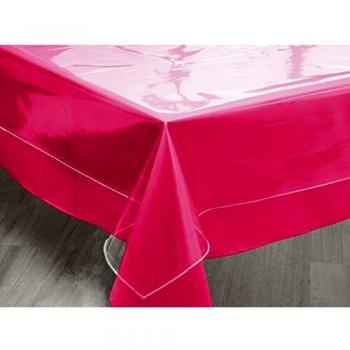 Soleil d'Ocre PVC Nappe en Cristal Transparent