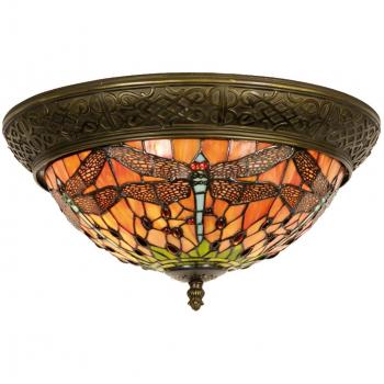 Lampada Soffitto Onda Drago Orange