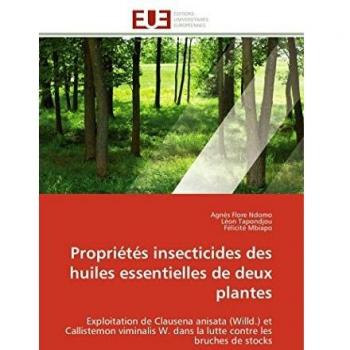 Propriétés insecticides des huiles essentielles de deux plantes: Exploitation de Clausena anisata