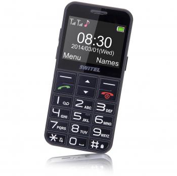 Großtastiges SOS-Notruf-Handy Switel M190 – Vibrationswarnung