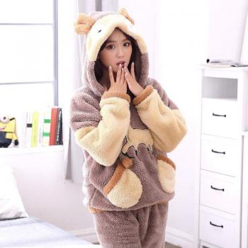 Conjunto de pijama grueso y cómodo