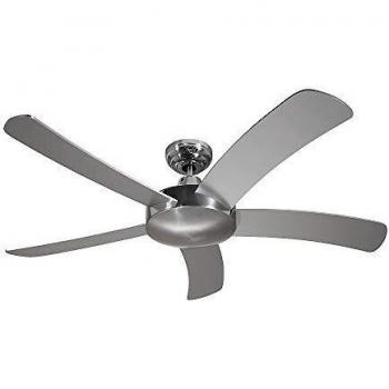 Deckenventilator Falcetto AP Flügel Silber ohne Steuerung