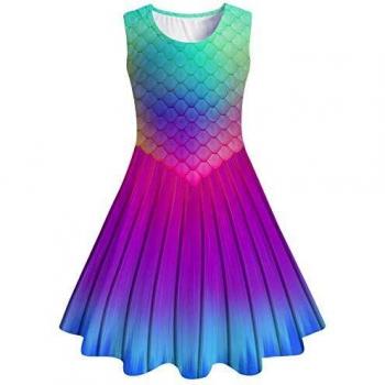 Chicolife Kids – Meerjungfrau Rock mit sommerlichem Glanz