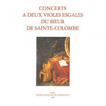 Partitions classique Societe francaise Musicolog SAINTE-COLOMBE