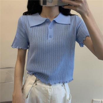 Short Polo Manga Corta Blanca