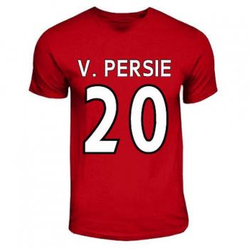 Gildan Robin Van Persie Manchester United Hero T-shirt (Red)