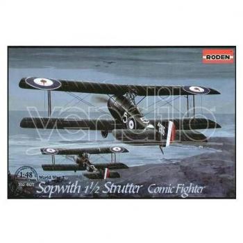 Roden 407 model kit Sopwith 1 1/2 Strutter Comic Fighter