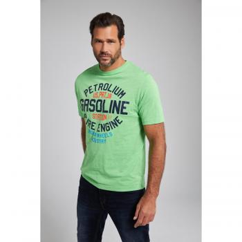 T-shirt Uomo mezze maniche verde, cotone, stampa, Taglia L, JP1880