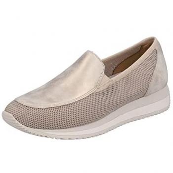 Remonte Damen‑Halbschuh Slipper FS – Sportlicher Ballerina Sneaker in Beige (D0H07-60