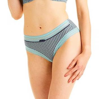 Shorty turquoise Rose bleu
