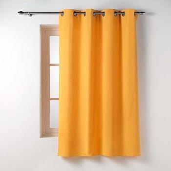 Voilage Doux Interieur Twily Jaune 135 x 180 cm