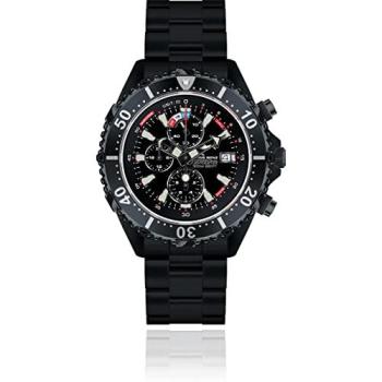 Montre de Plongée Chris Benz CB-C300-LE-MBS Noir Unisexe