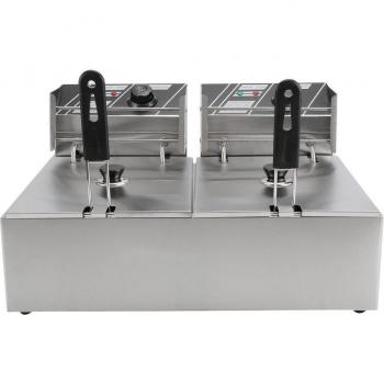 Station de Friture 20L 5KW Comptoir Acier
