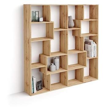 Estantería S Iacopo de Mobili Fiver (160,8 x 158,2 cm), tonalidad Madera rústica