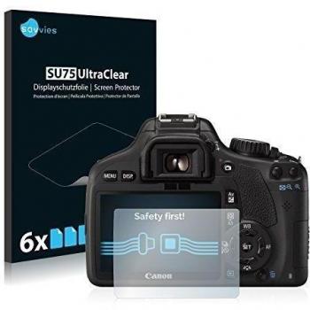 Pack de 6 Films de Protection Savvies pour Canon EOS 550D