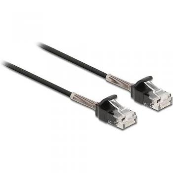 Cable Ethernet Cat.6a Negro 50 cm con Blindaje UTP – DeLOCK