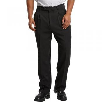 Urban Classic Black Double Pleat Trousers – Men’s 32