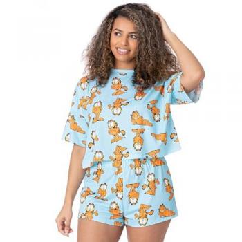 Sunset Chill Short‑Leg Nightwear Set – XL Size