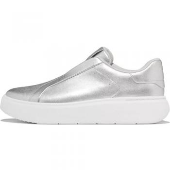FitFlop Damen Halbschuhe Silber Rtg ohne Schnürsenkel
