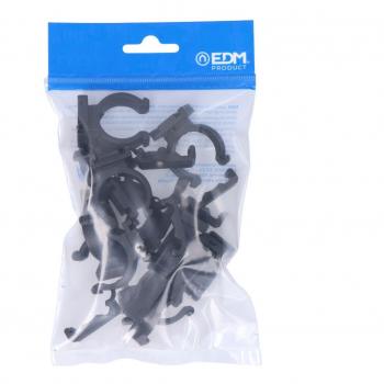 Ensemble de 10 Pinces M-25 en Nylon Noir pour Électroérosion