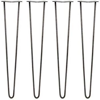 Kit de Pieds de Table Épingle à Cheveux 71cm