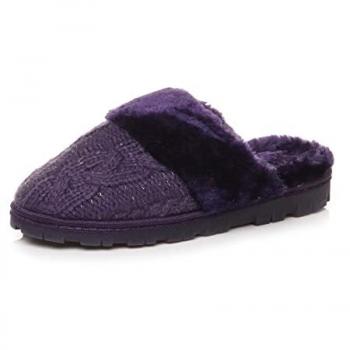 Pink Starry Step Slippers – AJVANI Flat Heel Mule