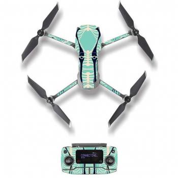 Pegatina decorativa calavera para DJI Mavic 2 Pro y Zoom, protección de batería y control remoto, M20150