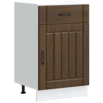Mueble bajo de cocina Lucca en color roble marrón