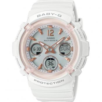 Casio Baby-G Wit Radio Solar Dameshorloge BGA-2800-7AJF