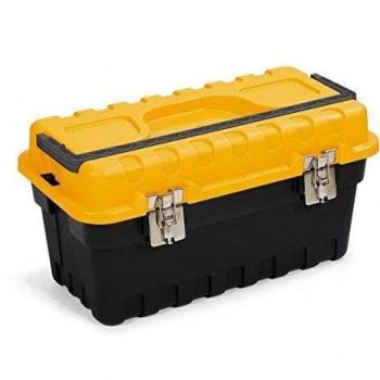 Strong Tool Box 21 with Lockable Lid and Carry Handle