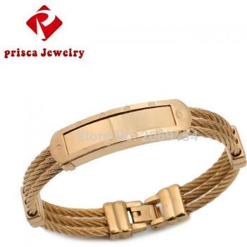 Brazalete clásico de acero inoxidable