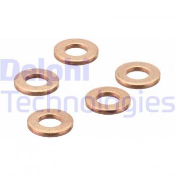 DELPHI Common Rail Injector Seal Ring 9001-850, Pack of 5