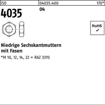 Dado Esagonale ISO 4035 M3.5 – Acciaio Taglio Libero con Rondelle