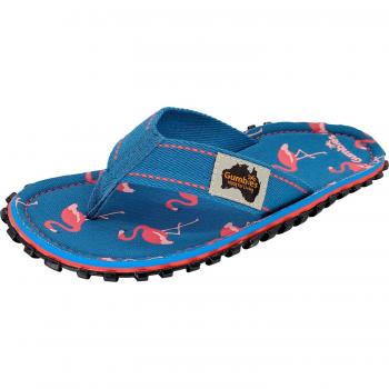 Recycelte Gumbies Flamingo T‑Strap Zehentrenner mit stabiler Gummisohle