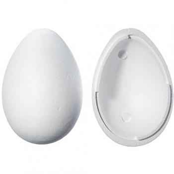 Œuf en polystyrène, 2 parties, 30 cm pour décoration de Pâques