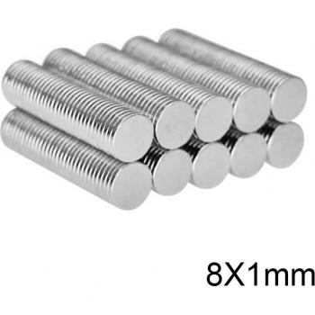 8x1mm Powerful Magnetic Discs