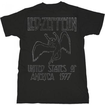 Led Zeppelin Unisex T-Shirt Retro USA 77