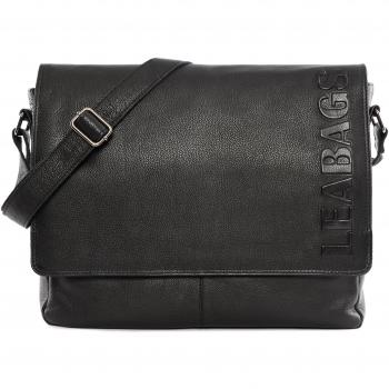 LEABAGS Oxford Umhängetasche Laptoptasche 15 Zoll aus Leder im Vintage Look