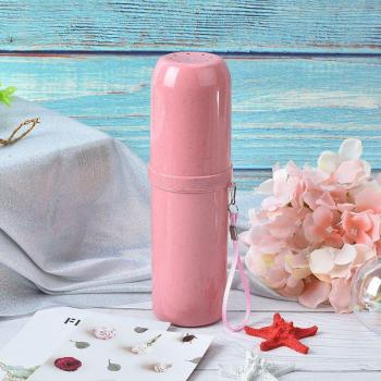 Wheat Fiber Travel Toothbrush & Toothpaste Holder