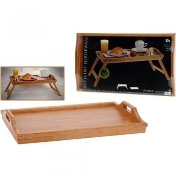 Plateau de Lit en Bambou 50 x 30 cm