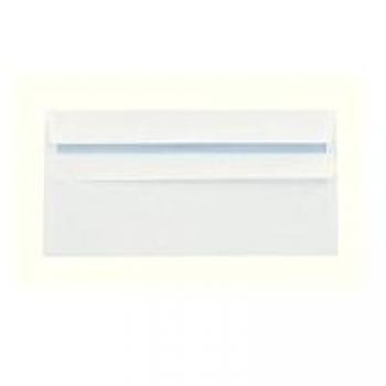 Q Connect DL Envelope 100gsm White Self-Seal Recycled Pack-500 KF3504