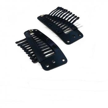 Outil Extension de Cheveux 20 Clés 10 Dent Métallique Noir