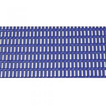 Bodenschutzmatte mit rechteckigen Hohlprofilen – 600 mm, blauer Farbton