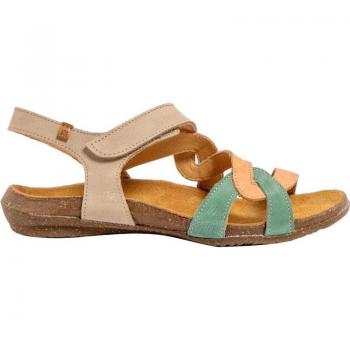 Sandalias de piel con diseño de piedra EL NATURALISTA (mujer)