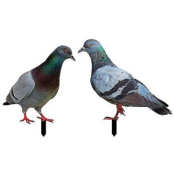 Pigeons Décoratifs en Métal